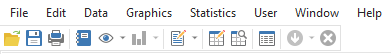 Stata menu tabs